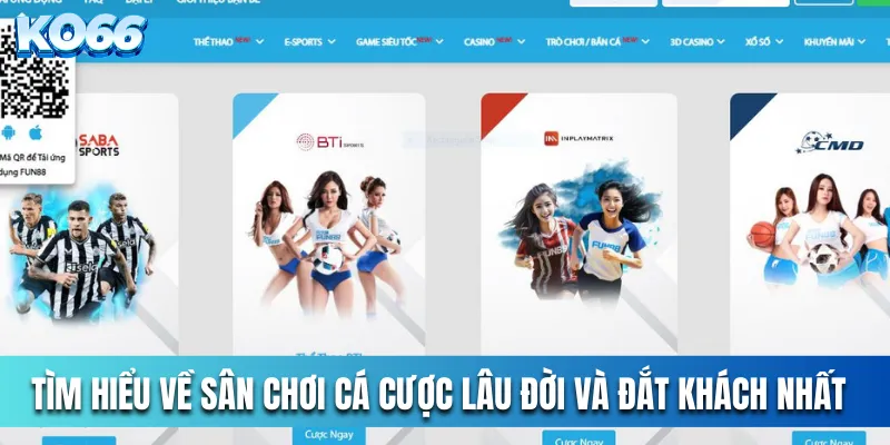 Tìm hiểu về sân chơi cá cược lâu đời và đắt khách nhất 2024